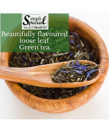 Simpli-Special Plum Kombucha Sencha Green Loose Leaf Tea 500g | Hunan Province Green Tea with Kombucha | Refreshing Sweet Fruity Flavour | Great Hot or Iced - Buy Online on GoSupps.com