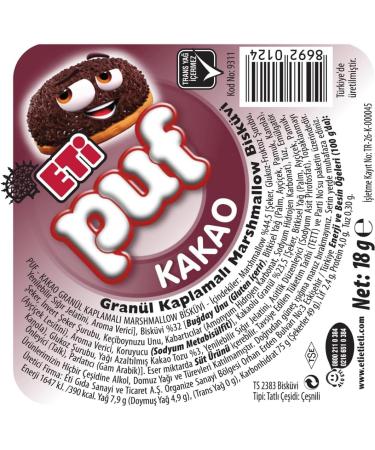 Pufai Grocery Lot de 30 biscuits la guimauve au cacao 18 g - Buy Online on GoSupps.com