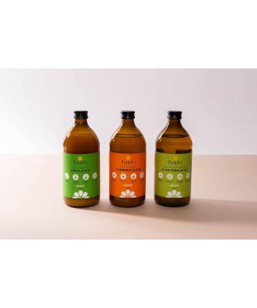 Fushi Amla Juice 500ml - Fresh-Pressed Wild Harvested Indian Gooseberry - Natural White - No Artificial Sweeteners, Flavours, or Colours - Buy Online on GoSupps.com