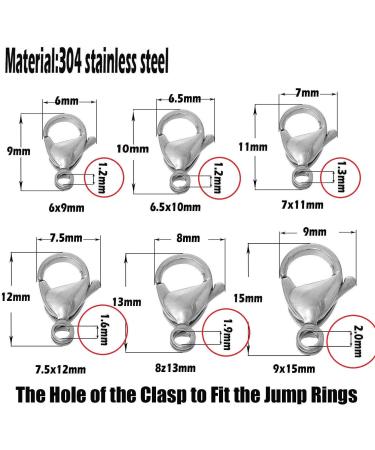 1000 pcs Stainless Steel Split Rings Jump Rings - 6mm for Jewelry Making DIY Crafts - Buy Online on GoSupps.com