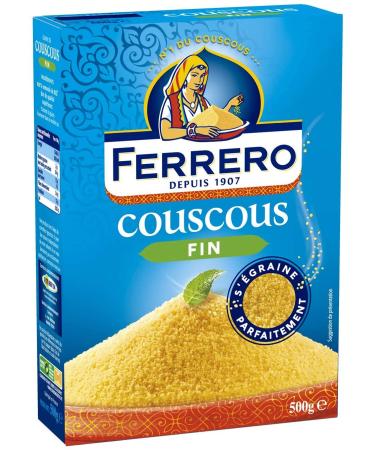 PANZANI Ferrero Couscous Boxes Fine Grain Net Weight 500 g Pack of 4
