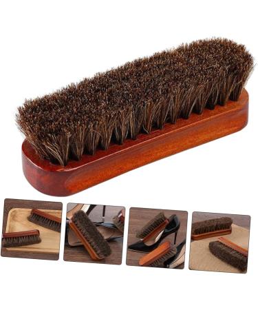 Horse Hair Brush Hat Cleaner for Baseball Caps & Shoes - Shoe Cleaner Kit with Iron Cleaner, Melamine Sponges, and Shoe Shine Machine - Multifunction 13X4.3CM - Buy Online on GoSupps.com