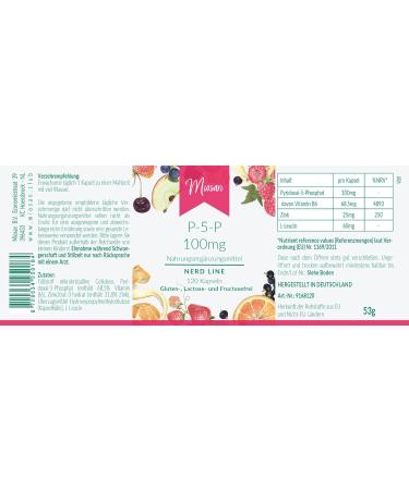 Pyridoxal-5-Phosphate 100mg (P-5-P) - High-Dose 120 Vegan Capsules | Miosan Club - German Lab Tested Wellness - Buy Online on GoSupps.com