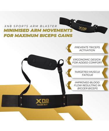 XN8 Biceps Isolator | Arm Blaster for Bodybuilding & Strength Training | Weightlifting Belt for Men - Enhance Your Arm Workout - Buy Online on GoSupps.com