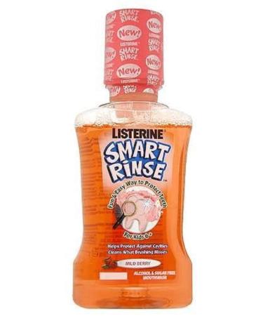 Johnson & Johnson Listerine Smart Rinse Kids Mouthwash Wild Berry