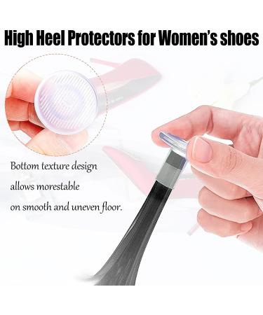 LUNKUIVY High Heel Protectors - 30 Pairs, 3 Sizes - Clear Heel Caps for Grass & Uneven Floors - Ideal for Weddings & Formal Events - Buy Online on GoSupps.com