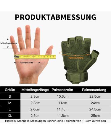 Free Soldier Tactical Outdoor Gloves for Men - Half-Finger Motorcycle & Climbing Gloves | Ideal for Airsoft Paintball & Military Use - Buy Online on GoSupps.com