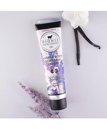 Dionis Lavender Vanilla Scented Hand & Body Cream 3.3 oz - Travel Size, Hydrating & Moisturizing, Cruelty-Free, Made in the USA - Buy Online on GoSupps.com
