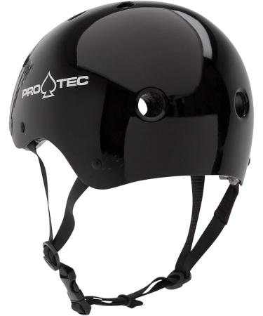 Pro-Tec Classic Cert Gloss Black X-Large Skate and Skateboarding Helmet - Buy Online on GoSupps.com