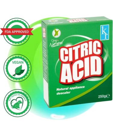 Citric Acid for Cleaning Natural Appliance Descaler Limescale Remover Multi Purpose Home Cleaner Non Toxic Citric Acid for Elderflower Cordial Descaler for Cleaning Appliances (Pack of Two) - Buy Online on GoSupps.com
