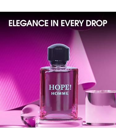 Hope Cologne for Men Eau De Toilette Natural Spray|Fruity and Floral Scent|Elegant and Classic Fragrance for all Skin Types|Casual and Formal Wear 3.4 Fluid Ounce/100 Ml Hope Men 3.4 Fl Oz (Pack of 2) - Buy Online on GoSupps.com