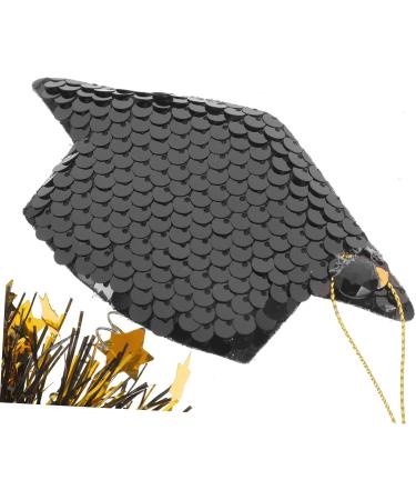 MUSISALY Doctor Hat Headband Grad Cap Headbands with Tassel Glitter Hair Hoop for Grad Party Head Bands Hats Has Tiara Decorate Party Headdress Party Supply Aldult Felt Cloth Hair Piece - Buy Online on GoSupps.com