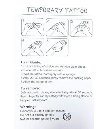 20 Sheets 4th of July American Flag Temporary Tattoos - Patriotic USA Party Favors - Buy Online on GoSupps.com