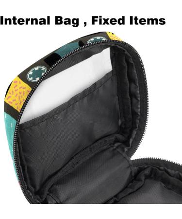 1990s Music Band Colorful Storage Bag | Portable Menstrual Pad & Cup Bag for Teenagers & Women - Buy Online on GoSupps.com