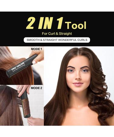Professional Hair Straightener Set - Fast Heating Ceramic Flat Iron Kit | Dual Voltage 110-240V | Salon Quality Multi-use Hair Styling - Buy Online on GoSupps.com
