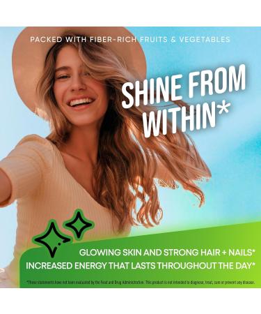 Fruits and Veggies Supplement - High Fiber Supplement for Immunity Gut & Energy - Super Reds & Super Greens Supplements with Marshmallow Root - 240 Reds and Super Greens Powder Superfood Capsules - Buy Online on GoSupps.com