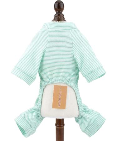 Smalllee Lucky Store Cotton Pet Sleeping Suit for Small Dogs & Cats | Comfortable Pajama Bodysuit | Perfect for Yorkies & Chihuahuas (Size L) - Buy Online on GoSupps.com