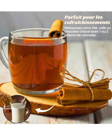 B tons de Cannelle 200 g | Cannelle | Canela | B tons de Darchini | 3 Pouces de Longueur | Doux et Aromatique pour la Cuisine - Buy Online on GoSupps.com