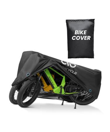 Magicycle Bike Cover Outdoor Waterproof for 1 or 2 Bikes, Bicycle Covers Rain Sun UV Dust Wind Proof with Lock Hole for Mountain Road Electric Bike (XL)