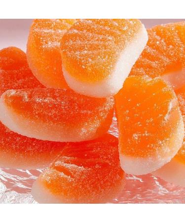 Orange fruit juice soft candy strawberry white peach fruit gummies fruit fudge snacks chewing candy assorted candies sweets children's candy casual fruit snack gift (Sweet Orange 70g) Sweet Orange 70g - Buy Online on GoSupps.com