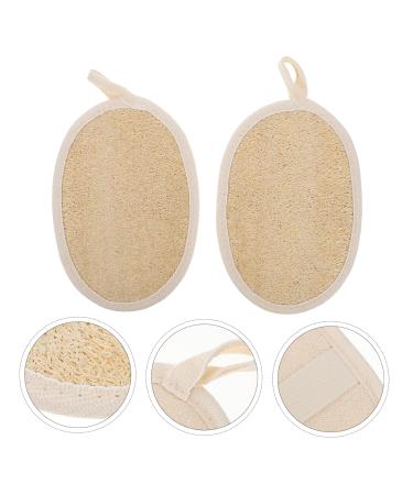 FOMIYES 4 Pcs Natural Loofah Bath Balls - Spa Exfoliating Back Scrubber & Cleaning Tool for Body & Washbasin - Eco-Friendly Bath Products - Buy Online on GoSupps.com