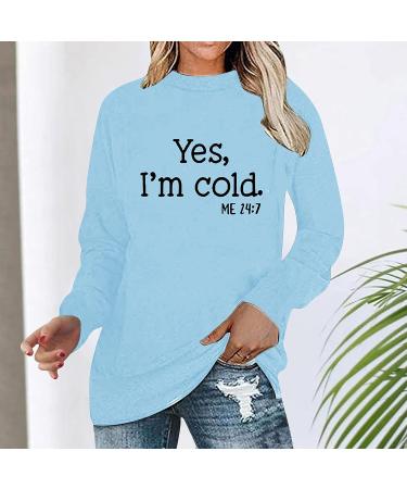 Blue Casual Printing Blouse Women's Sweatshirt | XX-Large - Buy Online on GoSupps.com