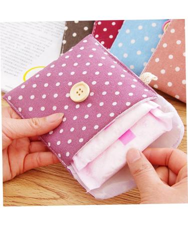 Healifty 10pcs Bag Organizer for Tote Travel Bag Organizer Bags Organizer Small Container Sanitary Pad Storage Bag Sanitary Napkins Bag Storage Bags Tampons Hygiene Bag South Korea Cartoon - Buy Online on GoSupps.com