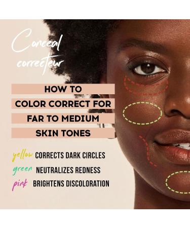  Nurvidis Face Concealer Liquid Concealer Liquid Makeup Concealer Cream Concealer Stick Contour Concealer Long-Lasting Lightening Concealer (02#+05#+06#) - Buy Online on GoSupps.com