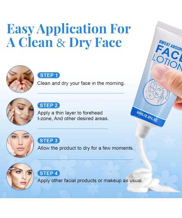 Sweat Absorbing Face Lotion Face Discourage Sweat Face Antiperspirant Antiperspirant and Oil Control Lotion Antiperspirant for Face Anti Sweat Oil Face Lotion Forehead and Scalp and Oily Face Control - Buy Online on GoSupps.com