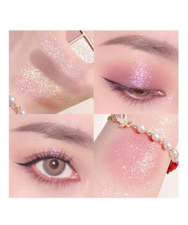 7 Color Milk Tea Eye Shadow Palette | High Pigmented Shiny Matte Glitter | Long Lasting Eyeshadow Pallet - Shengqiao Cookies - Buy Online on GoSupps.com