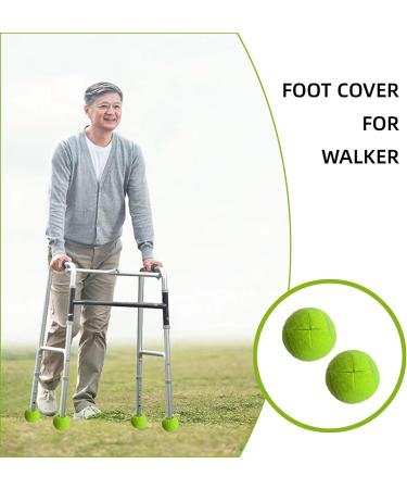 Mxkoso Precut Walker Tennis Balls Heavy Duty Long Lasting Felt Pad Glide Coverings for Chairs Desks Furniture Legs and Floor Protection 2 PCS (Gray) - Buy Online on GoSupps.com