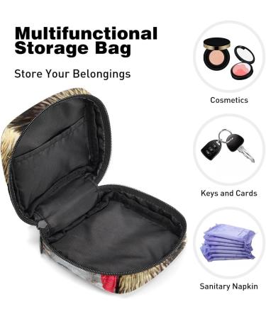 GIAPB Period Bag - Sanitary Napkin & Makeup Storage Pouch - Animal Poultry Color5180 - Buy Online on GoSupps.com