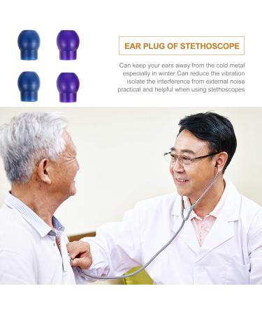 Ultechnovo 10 Pair Universal Silicone Stethoscope Replacement Earplugs - Soft Snap-Tight & Colorful Sealing Earplugs for Comfort - Buy Online on GoSupps.com