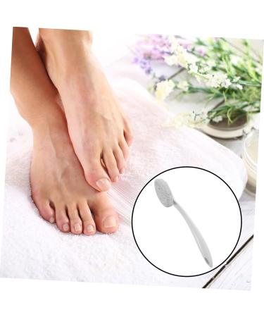 minkissy Tool Foot Pumice for Dead Skin Foot File Long Handle Pumice Stone Foot Scrubber Pumice Stone for Hands Pumice Stone for Body Pumice Stone for Feet Plastic White Manual Remover - Buy Online on GoSupps.com