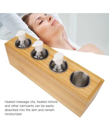4 Bottles of Massage Oil & Fast Warming Lotion Warmer - Removable Easy Clean EU Connector - Buy Online on GoSupps.com