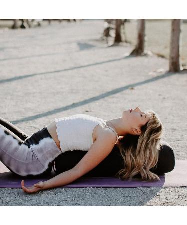 Hugger Mugger Standard Yoga Bolster - Firm Core, Soft Surface, Rectangular Shape - Handmade in USA for Restorative Yoga - Quartz - Buy Online on GoSupps.com