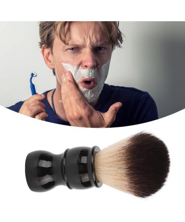 Ergonomic Men's Razor Brush | Professional Beard Care with Resin Handle & Soft Nylon Bristles - Buy Online on GoSupps.com