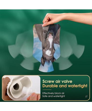 Soft Plush Horse Hot Water Bottle with Cover | Hand Warmer for Adults & Children | 26.5x15.3cm - Ideal for Cozy Comfort - Buy Online on GoSupps.com
