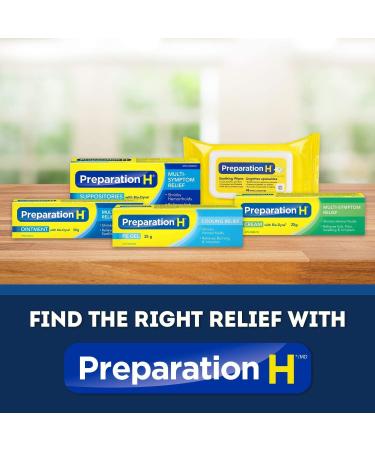 Preparation H Multi-Symptom Hemorrhoid Treatment Suppositories with Bio-Dyne 12-Count 12 Count (Pack of 1) 12 Count - Buy Online on GoSupps.com