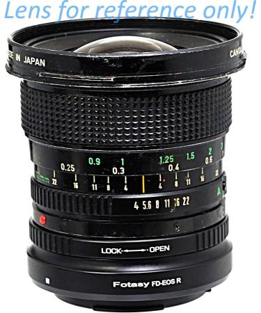Fotasy FD to Canon EOS RF Mount Adapter | Compatible with Canon EOS R Mirrorless Cameras | Manual Lens Adapter for FD, FL Classic Lenses - Buy Online on GoSupps.com