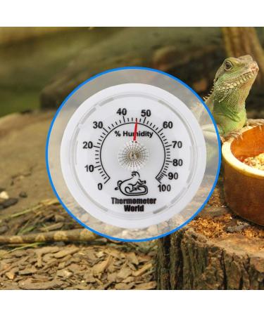 Vivarium Hygrometer to Monitor Humidity in Vivariums and Reptile Tanks - Mini Hygrometer Reptile Accessories For Vivarium - Buy Online on GoSupps.com