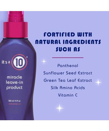 It's a 10 Haircare Miracle Leave-In 4 fl. oz - Pack of 3 - Buy Online on GoSupps.com