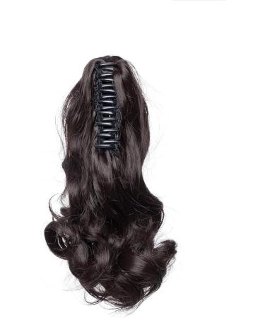 Dark Brown Claw Clip Ponytail Hair Extension - 12 Inches - Buy Online on GoSupps.com