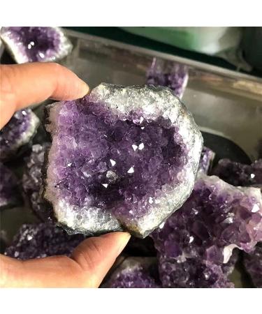 Amethyst Rough Stone Small Size feng Shui Purple Crystal Cluster Quartz Amethyst Cluster gifte 1pcs 40-60mm - Buy Online on GoSupps.com