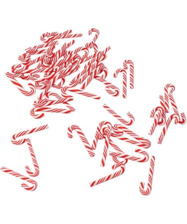 Tyatocepy 500 Pcs Christmas Sugar Sticks Red Handmade Miniature Christmas Sugar Sticks for Home Growing - Buy Online on GoSupps.com