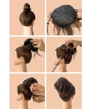 CAISHA Bun Hairpiece Ponytail Hepburn-Bun Scrunchie Updo Light Blonde Mix DC8 light blonde mix #25T613 DC8 - Buy Online on GoSupps.com