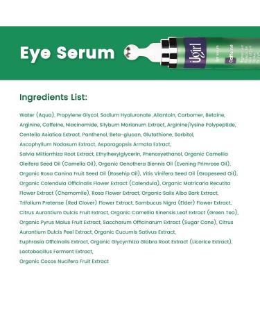 Eye Cream for Dark Circles & Puffiness - Anti-Aging Caffeine Serum with 360 Cooling Applicator | 0.5 Fl Oz | Perfect Stocking Stuffers for Women - Buy Online on GoSupps.com