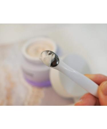 ClerianTouch Titanium Eye Cream Applicator & Massager - White - Buy Online on GoSupps.com