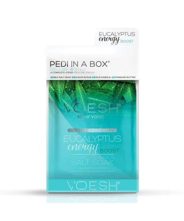 Soin des pieds 4 tapes Eucalyptus energy boost Pedi in Box VOESH