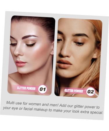 WOFASHPURET 1pc Body Air Bag Powder Hair Perfume Shimmering Face Powder Highlighter Sprayer Makeup Tools Glass Golden 1 count (Pack of 1) - Buy Online on GoSupps.com